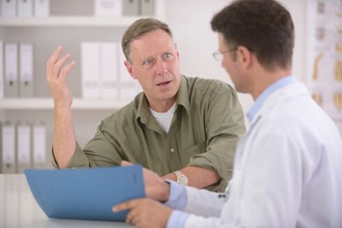Souvent, le patient n'apprend la présence d'une prostatite chronique que lors d'une visite chez le médecin.